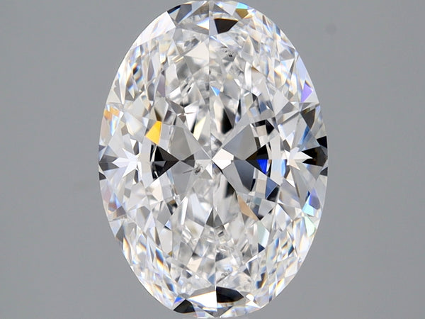 Lab-Grown 2.01 Carat Oval Shape Diamond color D Clarity SI2 With GIA Certificate, precious stones, engagement diamonds