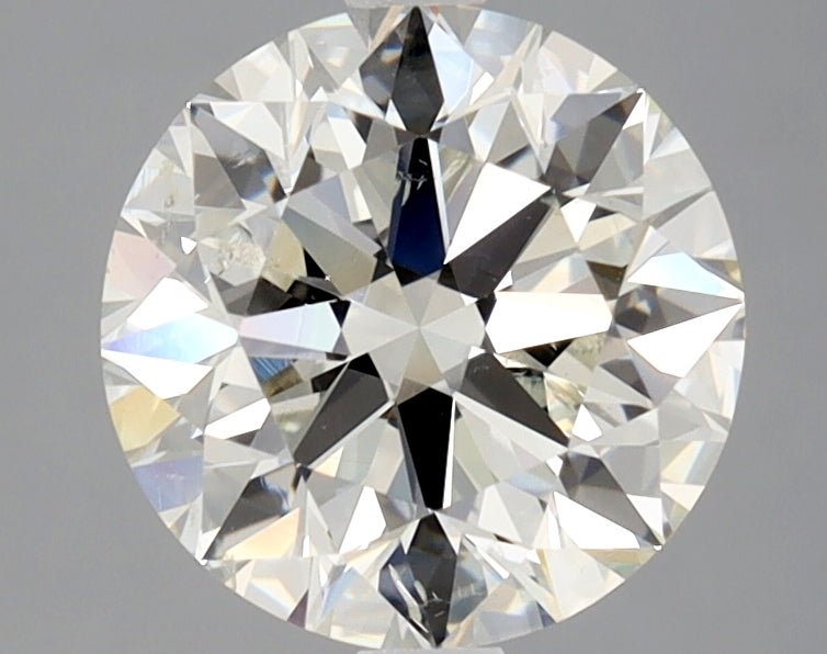 Lab-Grown 2.52 Carat Round Brilliant Diamond color J Clarity SI2 With GIA Certificate, precious stones, engagement diamonds