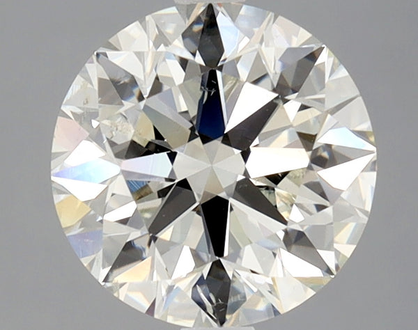 Lab-Grown 2.52 Carat Round Brilliant Diamond color J Clarity SI2 With GIA Certificate, precious stones, engagement diamonds