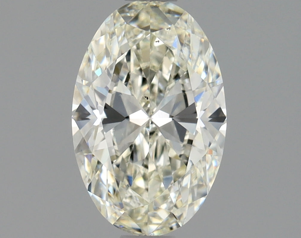 Lab-Grown 1.01 Carat Oval Shape Diamond color J Clarity SI1 With GIA Certificate, precious stones, engagement diamonds