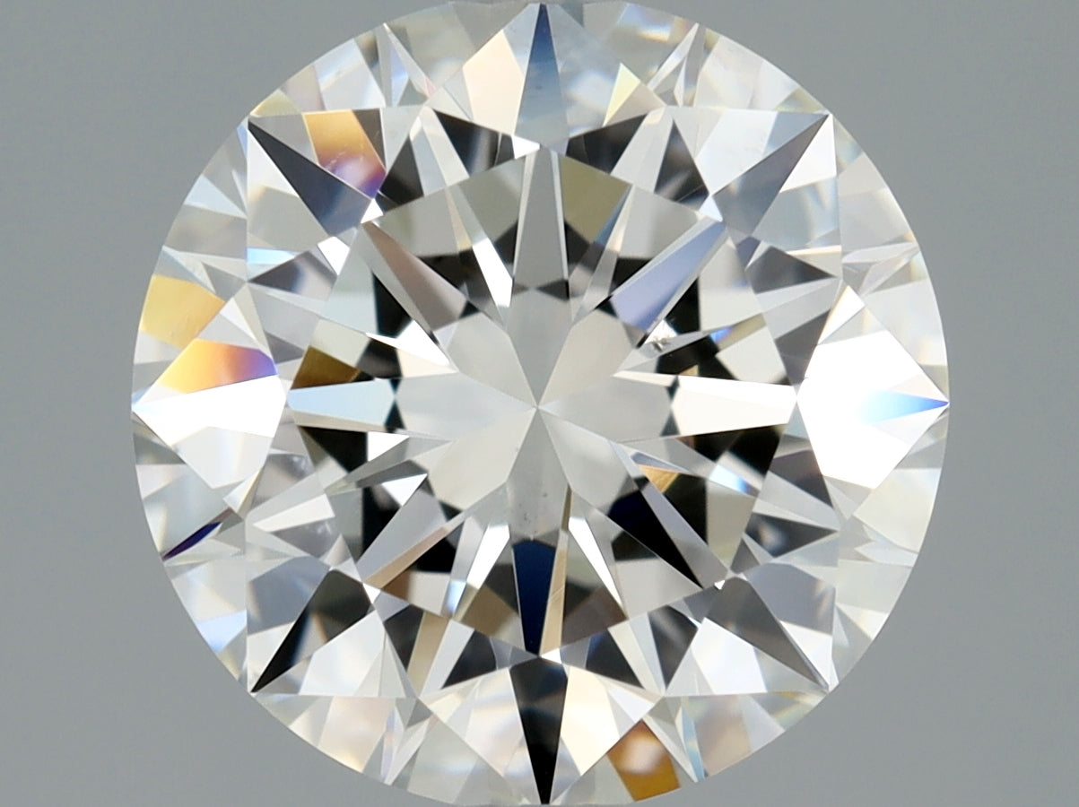 Lab-Grown 2.01 Carat Round Brilliant Diamond color G Clarity SI1 With GIA Certificate, precious stones, engagement diamonds