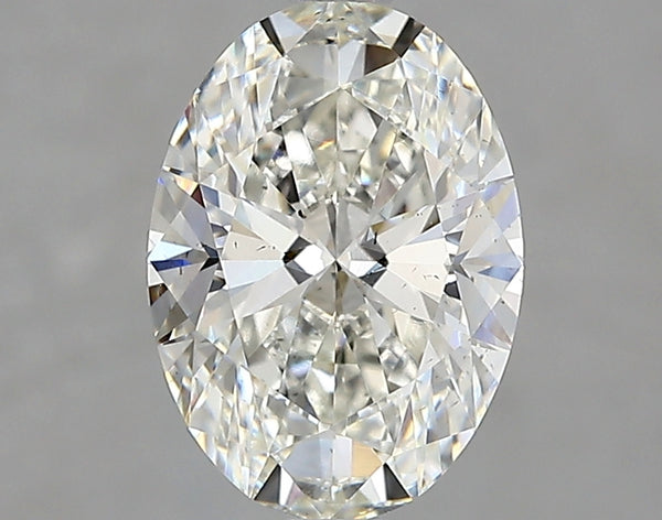 Lab-Grown 2.01 Carat Oval Shape Diamond color I Clarity SI1 With GIA Certificate, precious stones, engagement diamonds