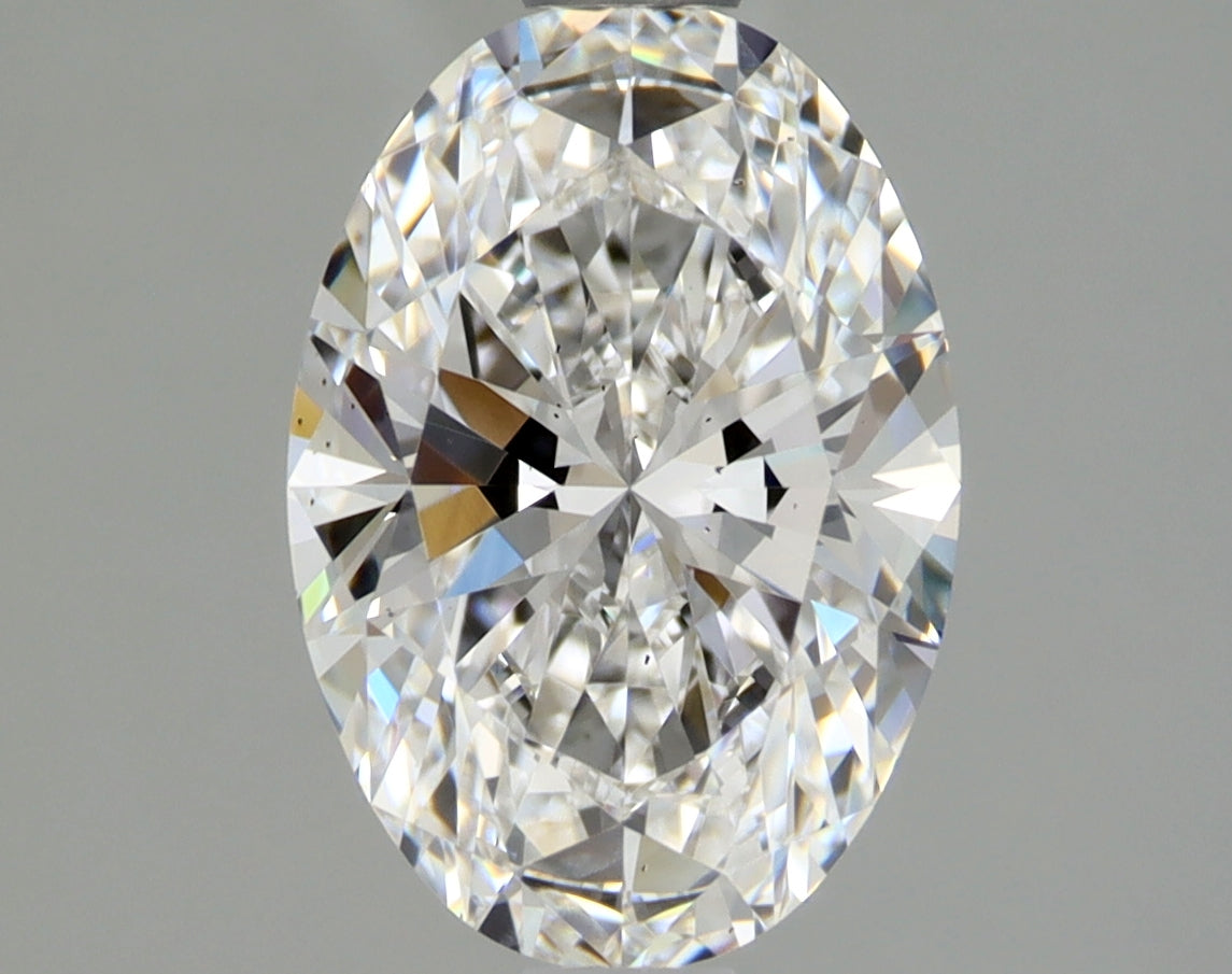 Lab-Grown 1.01 Carat Oval Shape Diamond color H Clarity SI2 With GIA Certificate, precious stones, engagement diamonds