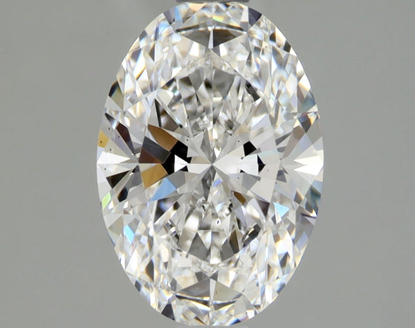 Lab-Grown 1.01 Carat Oval Shape Diamond color H Clarity SI2 With GIA Certificate, precious stones, engagement diamonds