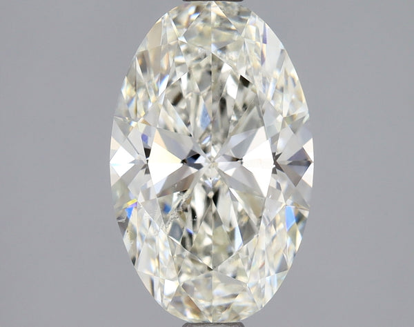 Lab-Grown 1.70 Carat Oval Shape Diamond color J Clarity SI2 With GIA Certificate, precious stones, engagement diamonds