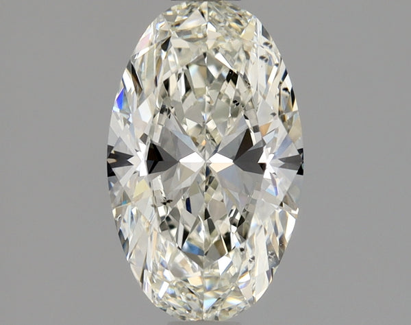 Lab-Grown 1.01 Carat Oval Shape Diamond color J Clarity SI1 With GIA Certificate, precious stones, engagement diamonds