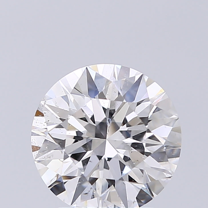 Lab-Grown 2.01 Carat Round Brilliant Diamond color D Clarity SI2 With GIA Certificate, precious stones, engagement diamonds
