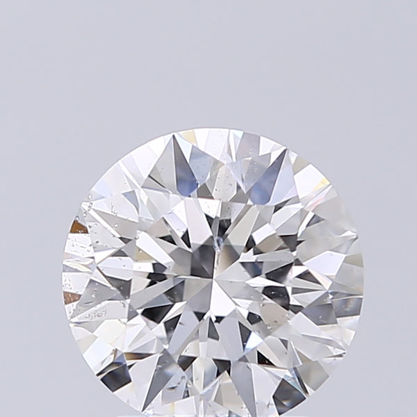 Lab-Grown 2.01 Carat Round Brilliant Diamond color D Clarity SI2 With GIA Certificate, precious stones, engagement diamonds