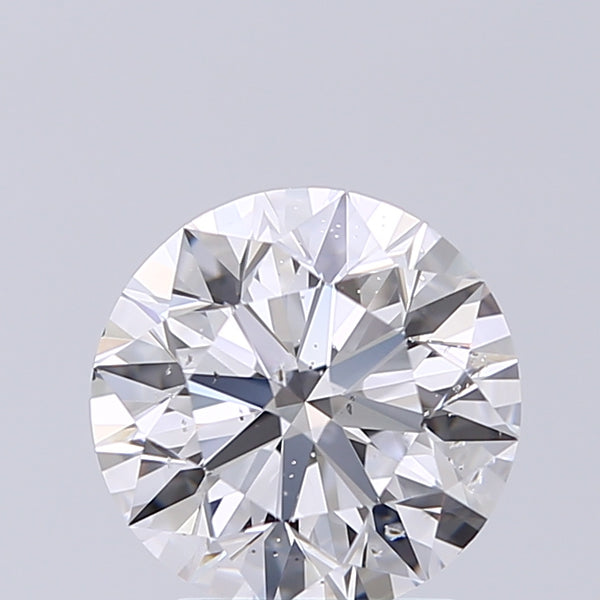 Lab-Grown 2.01 Carat Round Brilliant Diamond color D Clarity SI2 With GIA Certificate, precious stones, engagement diamonds