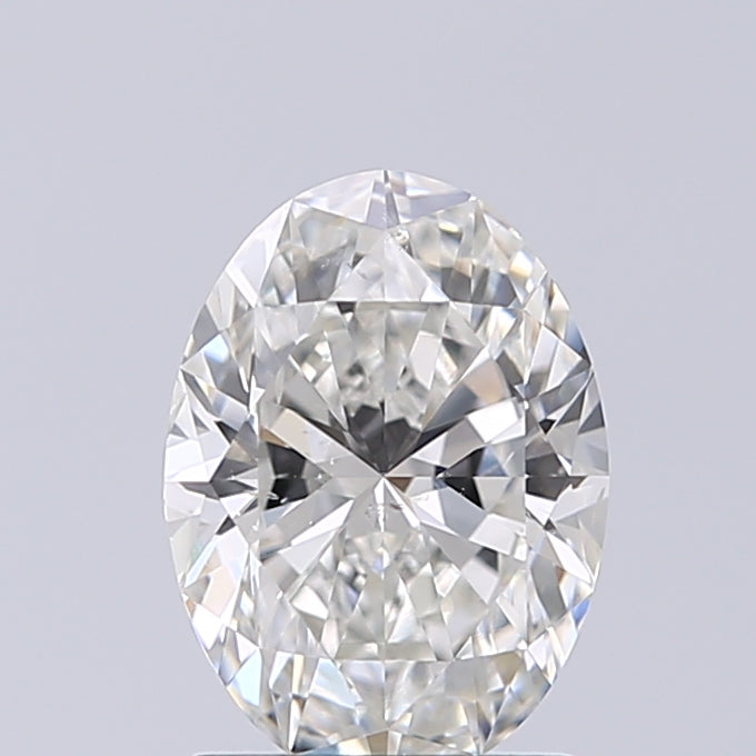 Lab-Grown 1.29 Carat Oval Shape Diamond color H Clarity SI2 With GIA Certificate, precious stones, engagement diamonds