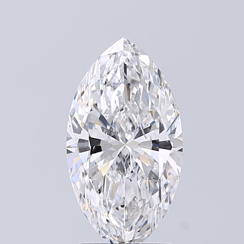 Lab-Grown 2.00 Carat Marquis Shape Diamond color D Clarity SI1 With GIA Certificate, precious stones, engagement diamonds