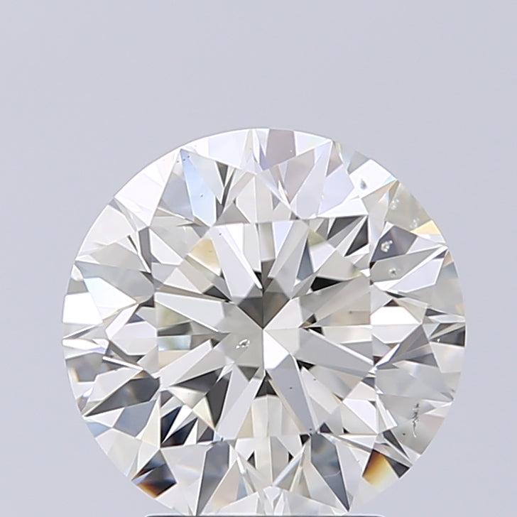 Lab-Grown 2.71 Carat Round Brilliant Diamond color J Clarity SI1 With GIA Certificate, precious stones, engagement diamonds