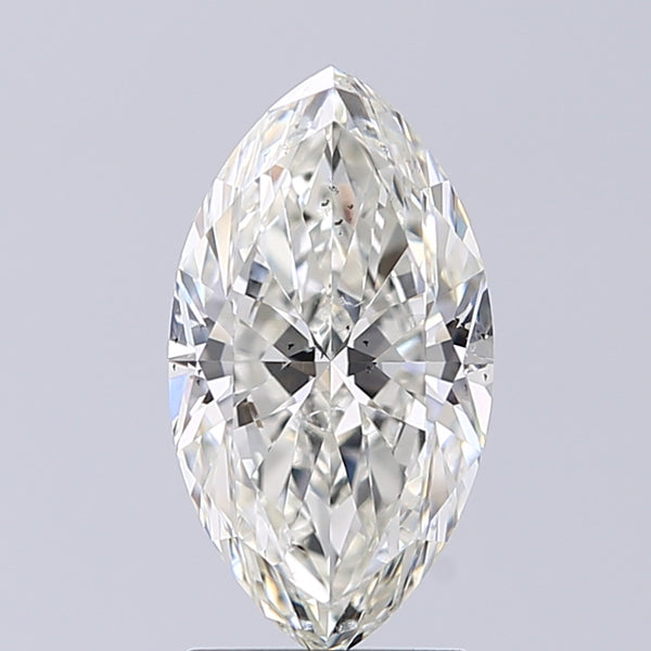 Lab-Grown 1.72 Carat Marquis Shape Diamond color I Clarity SI1 With GIA Certificate, precious stones, engagement diamonds