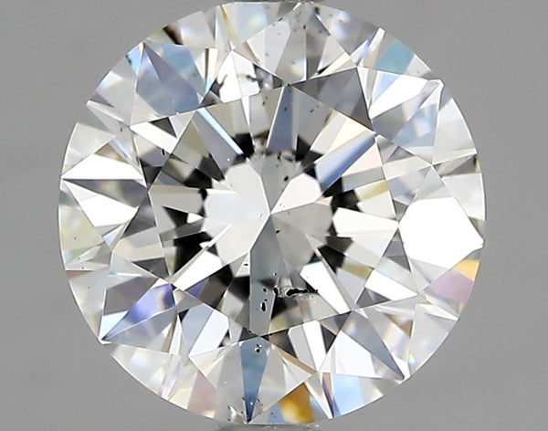 Lab-Grown 2.22 Carat Round Brilliant Diamond color I Clarity SI2 With GIA Certificate, precious stones, engagement diamonds