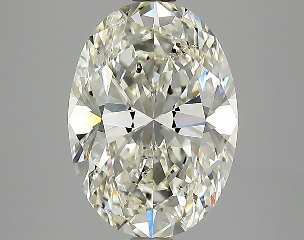 Lab-Grown 2.92 Carat Oval Shape Diamond color J Clarity SI2 With GIA Certificate, precious stones, engagement diamonds