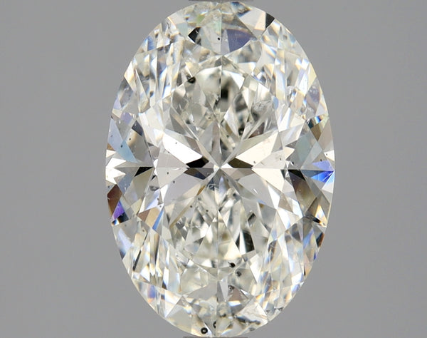 Lab-Grown 1.80 Carat Oval Shape Diamond color J Clarity SI2 With GIA Certificate, precious stones, engagement diamonds