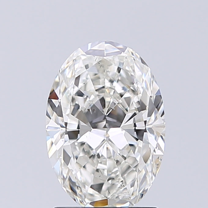Lab-Grown 1.30 Carat Oval Shape Diamond color H Clarity SI1 With GIA Certificate, precious stones, engagement diamonds