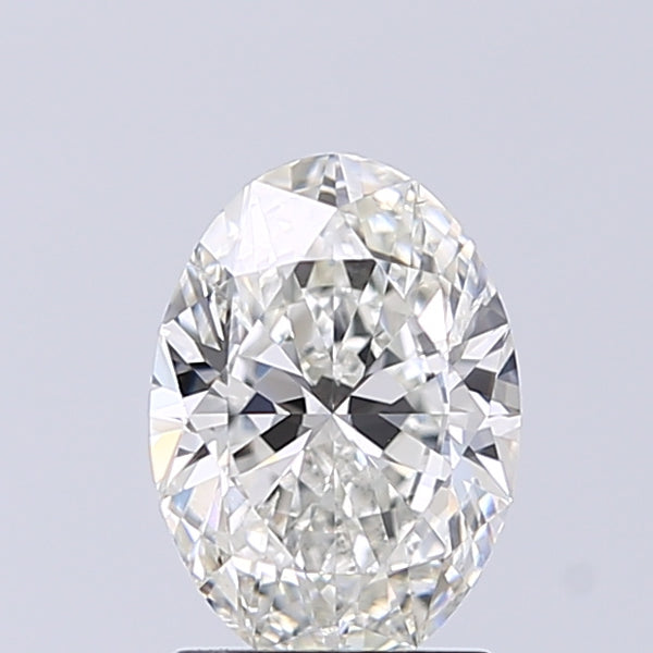 Lab-Grown 1.37 Carat Oval Shape Diamond color H Clarity SI2 With GIA Certificate, precious stones, engagement diamonds