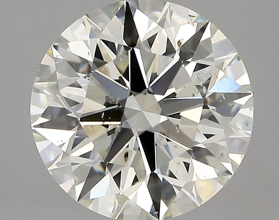 Lab-Grown 1.72 Carat Round Brilliant Diamond color K Clarity SI2 With GIA Certificate, precious stones, engagement diamonds