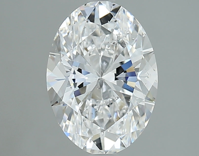 Lab-Grown 2.01 Carat Oval Shape Diamond color D Clarity SI2 With GIA Certificate, precious stones, engagement diamonds