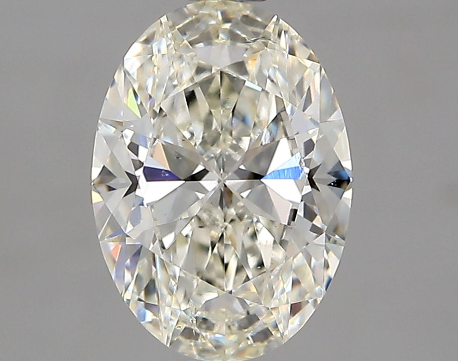 Lab-Grown 1.50 Carat Oval Shape Diamond color J Clarity SI1 With GIA Certificate, precious stones, engagement diamonds