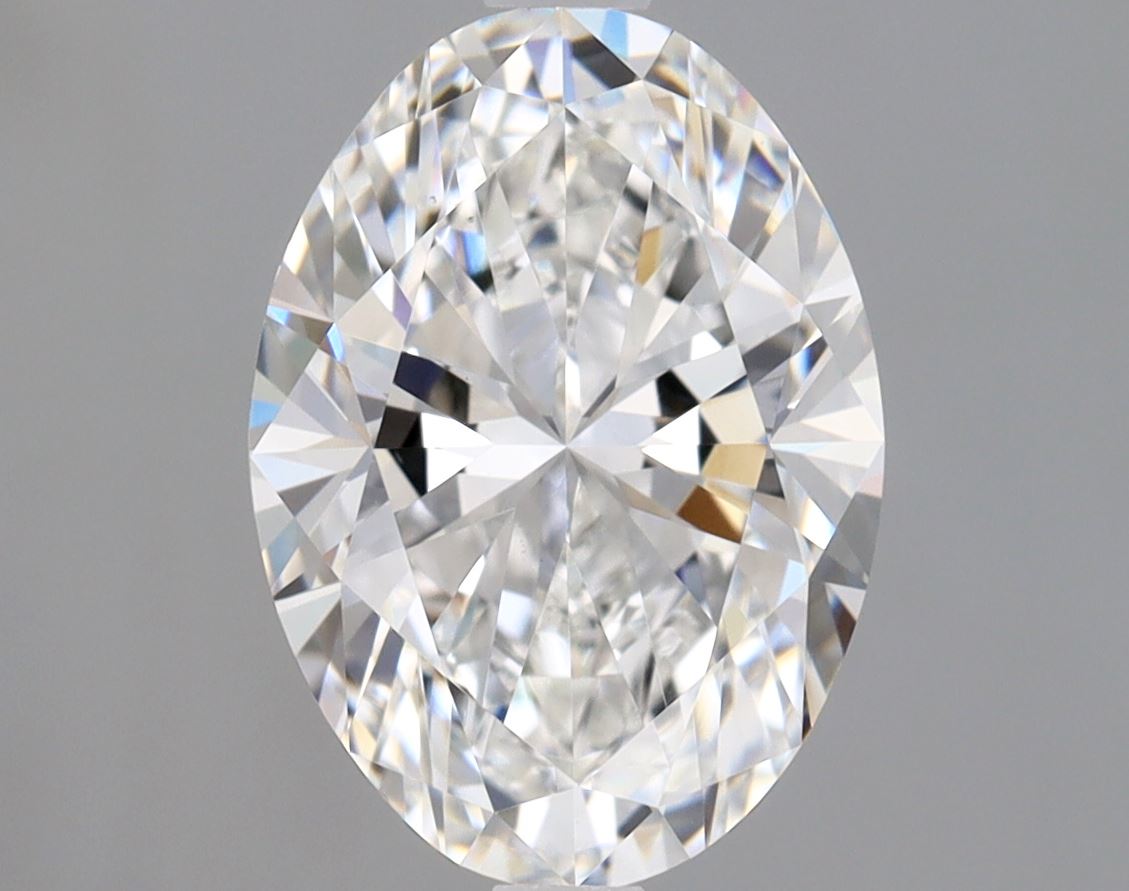 Lab-Grown 2.01 Carat Oval Shape Diamond color E Clarity VS2 With GIA Certificate, precious stones, engagement diamonds