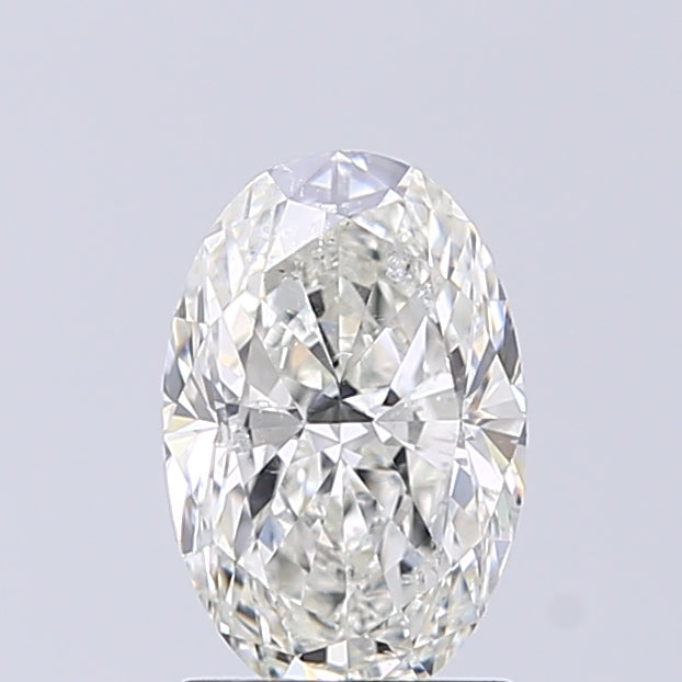 Lab-Grown 1.31 Carat Oval Shape Diamond color H Clarity SI2 With GIA Certificate, precious stones, engagement diamonds