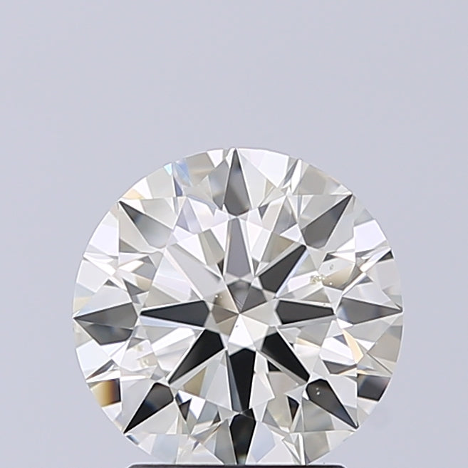 Lab-Grown 2.05 Carat Round Brilliant Diamond color L Clarity SI1 With GIA Certificate, precious stones, engagement diamonds