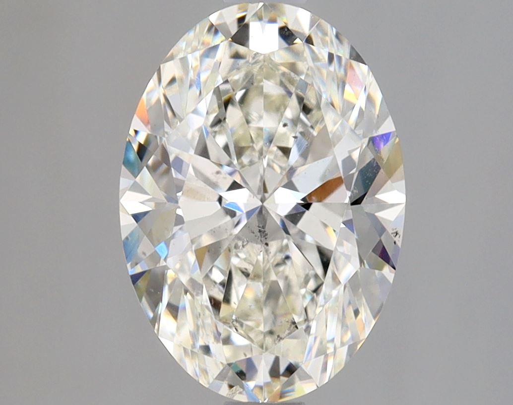 Lab-Grown 2.01 Carat Oval Shape Diamond color I Clarity SI2 With GIA Certificate, precious stones, engagement diamonds
