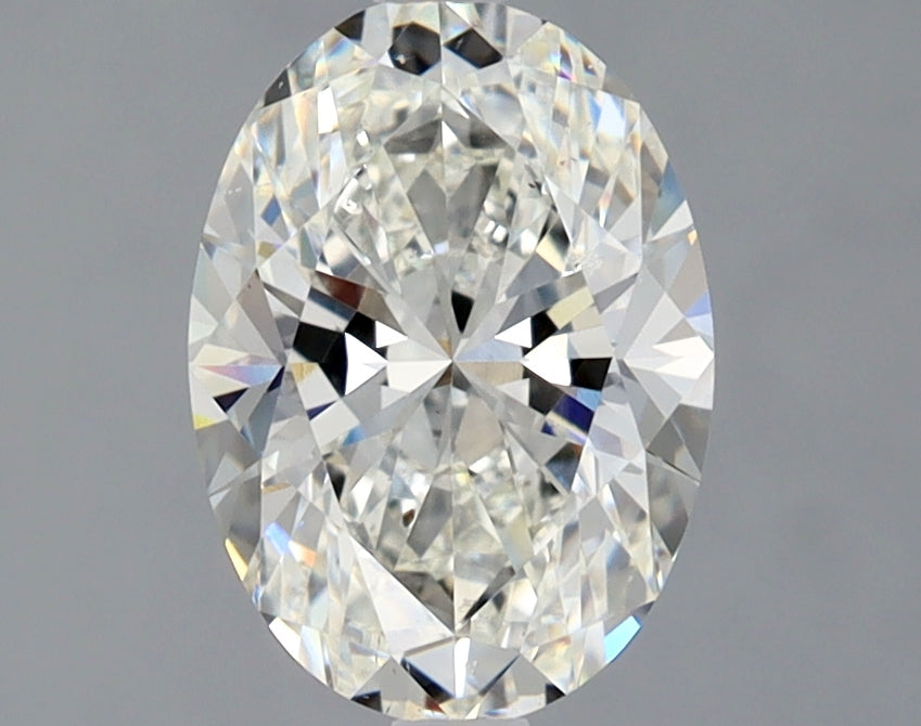 Lab-Grown 1.51 Carat Oval Shape Diamond color H Clarity SI1 With GIA Certificate, precious stones, engagement diamonds
