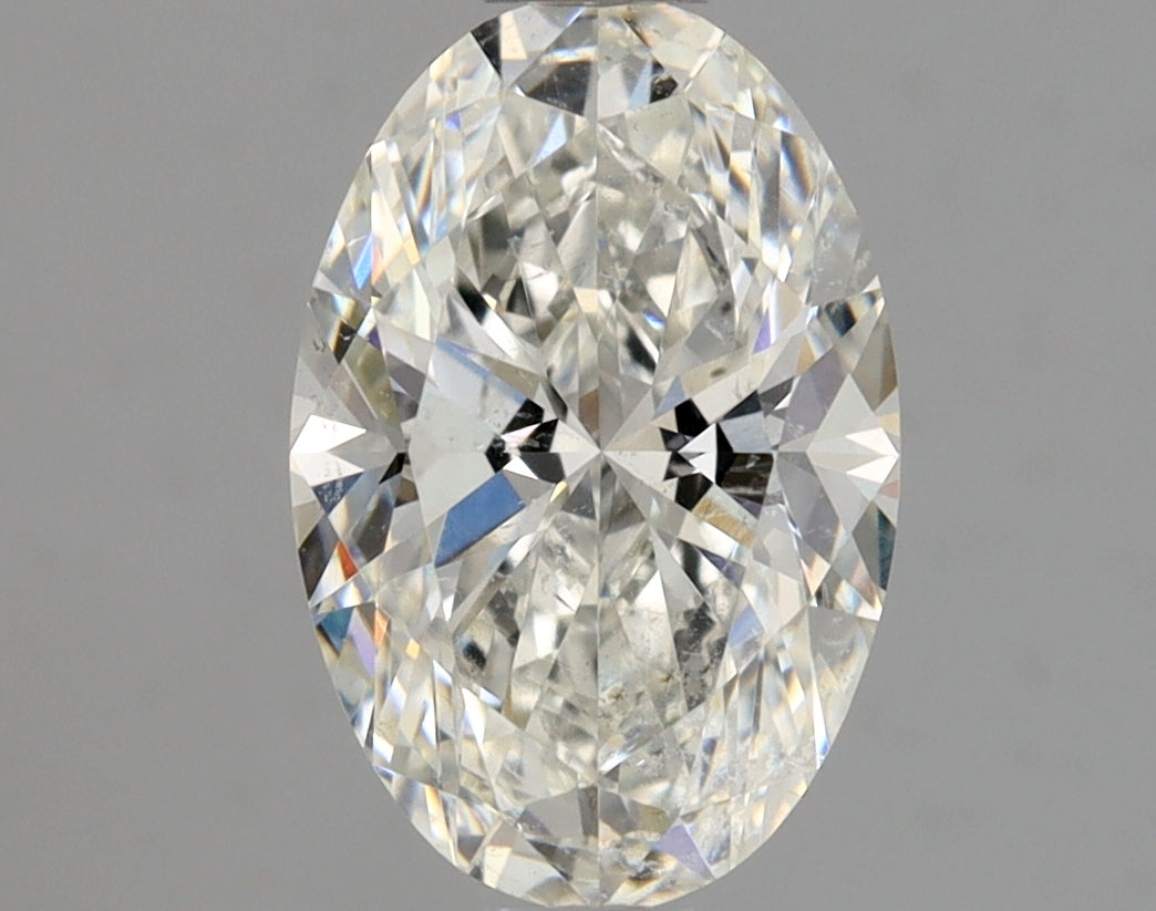 Lab-Grown 1.00 Carat Oval Shape Diamond color I Clarity SI2 With GIA Certificate, precious stones, engagement diamonds