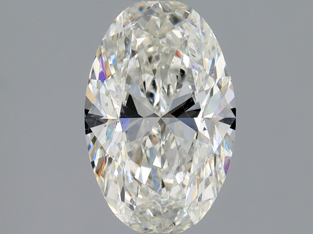 Lab-Grown 1.01 Carat Oval Shape Diamond color I Clarity SI2 With GIA Certificate, precious stones, engagement diamonds