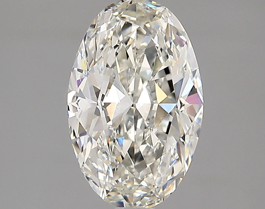 Lab-Grown 1.70 Carat Oval Shape Diamond color J Clarity VS1 With GIA Certificate, precious stones, engagement diamonds