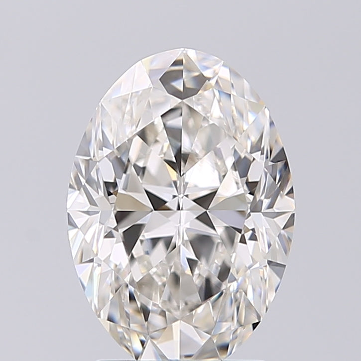 Lab-Grown 2.11 Carat Oval Shape Diamond color H Clarity VS1 With GIA Certificate, precious stones, engagement diamonds