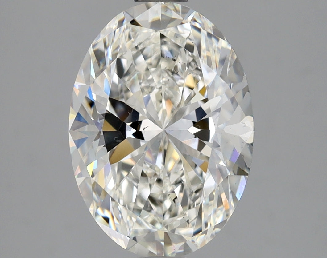 Lab-Grown 2.24 Carat Oval Shape Diamond color G Clarity SI1 With GIA Certificate, precious stones, engagement diamonds