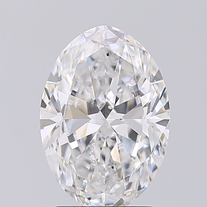 Lab-Grown 2.00 Carat Oval Shape Diamond color D Clarity SI2 With GIA Certificate, precious stones, engagement diamonds
