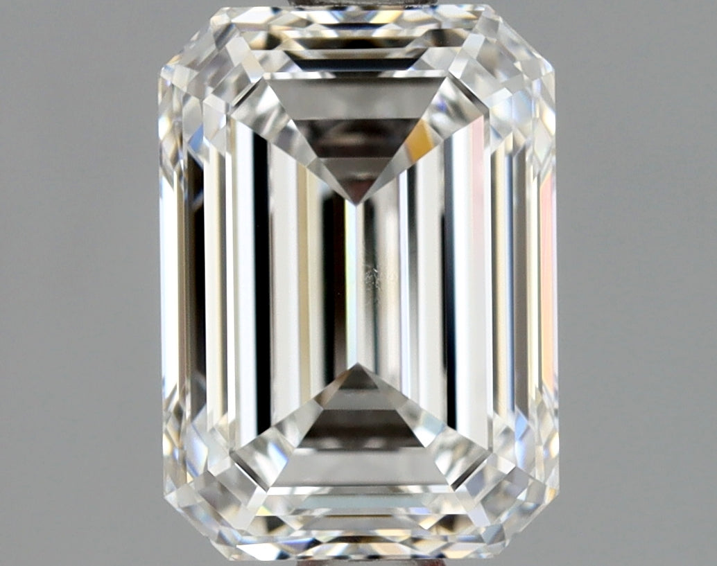 Lab-Grown 1.50 Carat Emerald Cut Diamond color G Clarity VS2 With GIA Certificate, precious stones, engagement diamonds