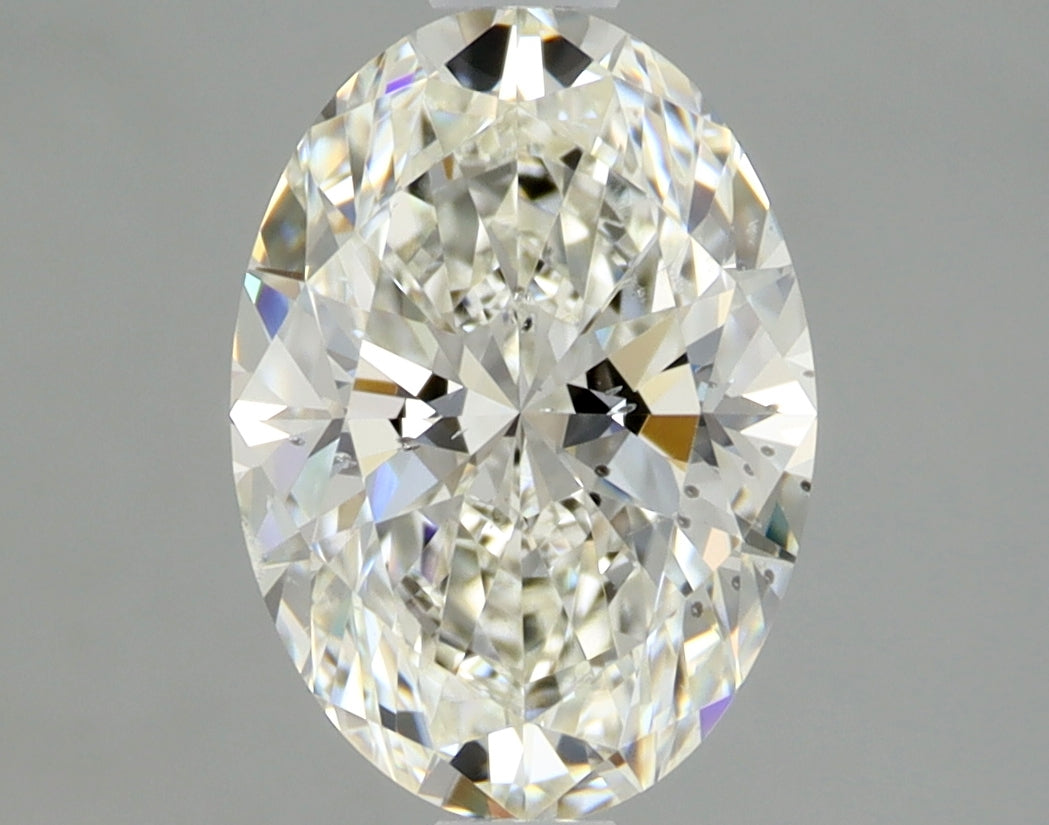 Lab-Grown 1.20 Carat Oval Shape Diamond color I Clarity SI2 With GIA Certificate, precious stones, engagement diamonds