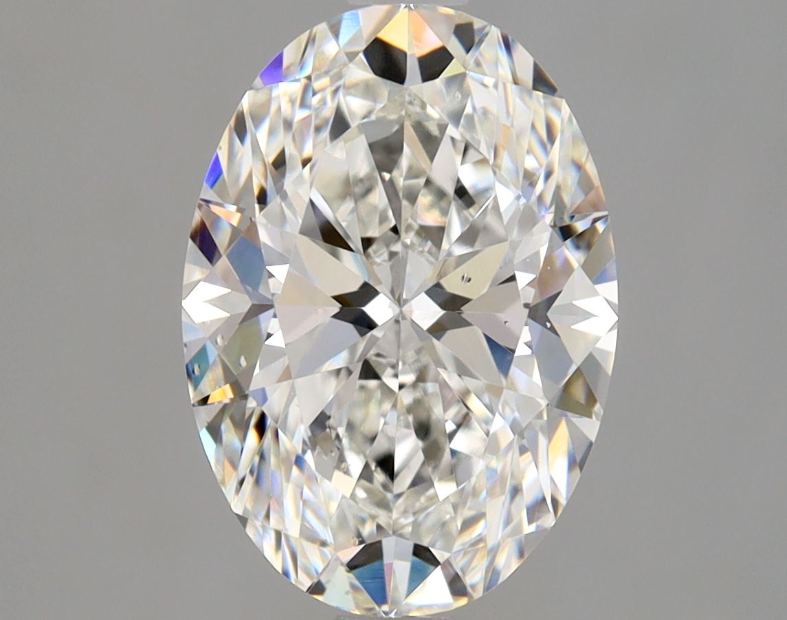 Lab-Grown 2.22 Carat Oval Shape Diamond color G Clarity SI1 With GIA Certificate, precious stones, engagement diamonds