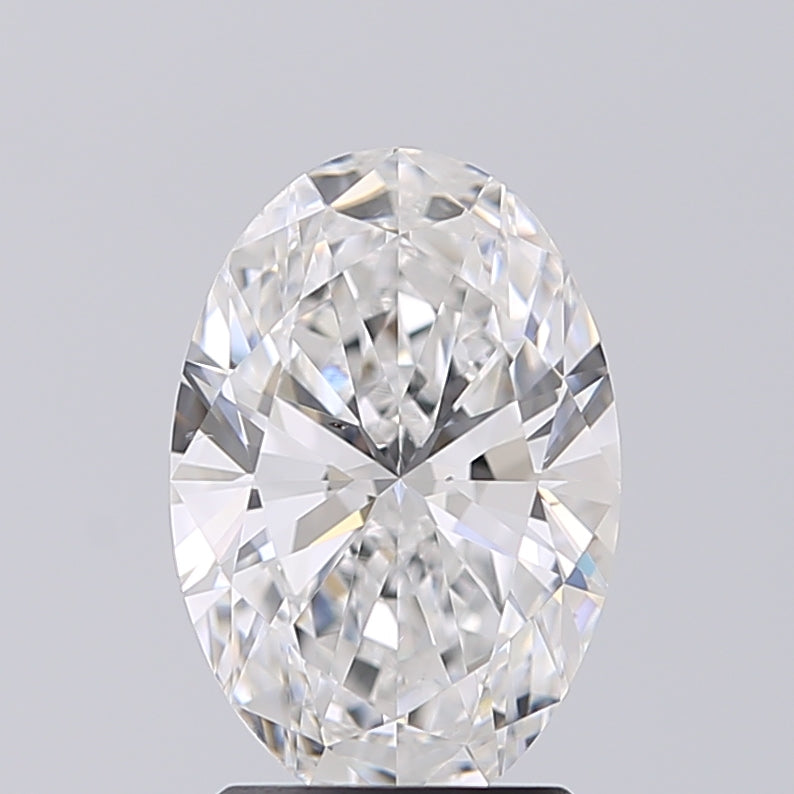 Lab-Grown 2.01 Carat Oval Shape Diamond color E Clarity SI1 With GIA Certificate, precious stones, engagement diamonds