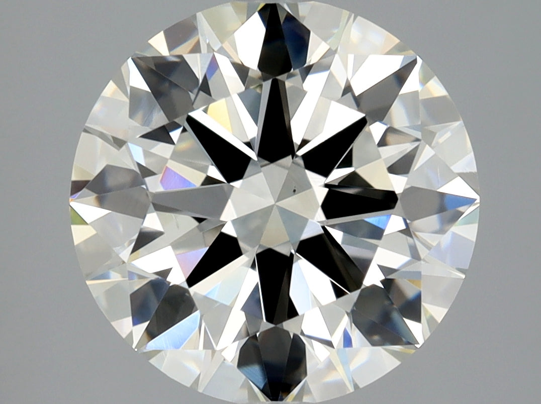 Lab-Grown 2.40 Carat Round Brilliant Diamond color K Clarity VS2 With GIA Certificate, precious stones, engagement diamonds