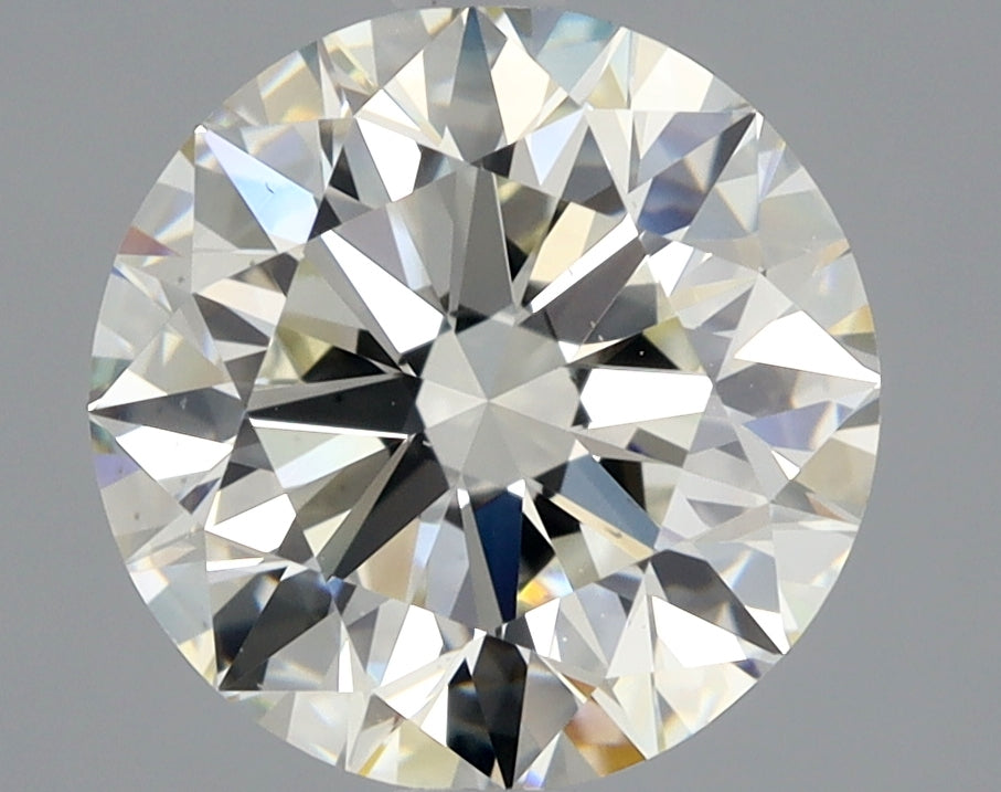 Lab-Grown 2.24 Carat Round Brilliant Diamond color K Clarity VS2 With GIA Certificate, precious stones, engagement diamonds