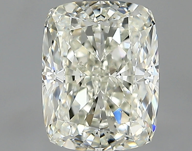 Lab-Grown 1.54 Carat Cushion Modified Brilliant Cut Diamond color J Clarity SI1 With GIA Certificate, precious stones, engagement diamonds