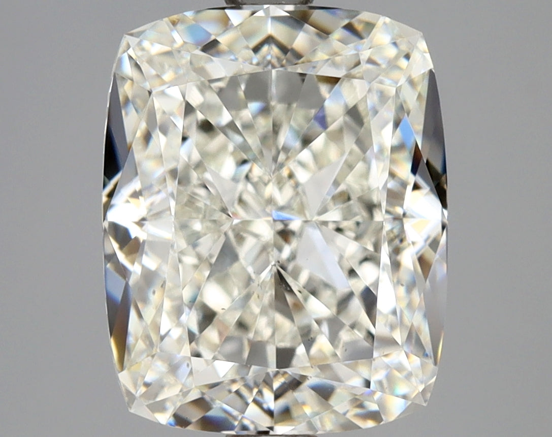 Lab-Grown 3.74 Carat Cushion Modified Brilliant Cut Diamond color I Clarity SI1 With GIA Certificate, precious stones, engagement diamonds