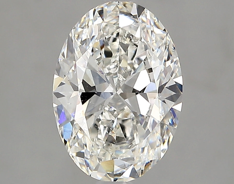 Lab-Grown 2.00 Carat Oval Shape Diamond color G Clarity SI1 With GIA Certificate, precious stones, engagement diamonds