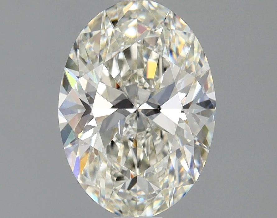 Lab-Grown 1.01 Carat Oval Shape Diamond color J Clarity SI1 With GIA Certificate, precious stones, engagement diamonds