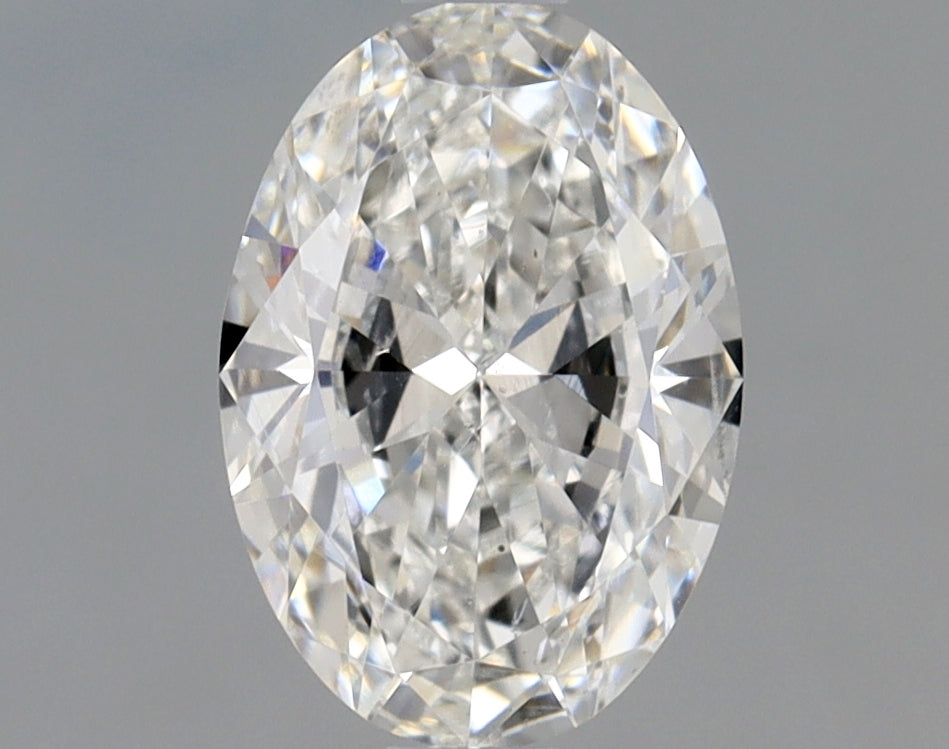 Lab-Grown 1.00 Carat Oval Shape Diamond color F Clarity SI1 With GIA Certificate, precious stones, engagement diamonds