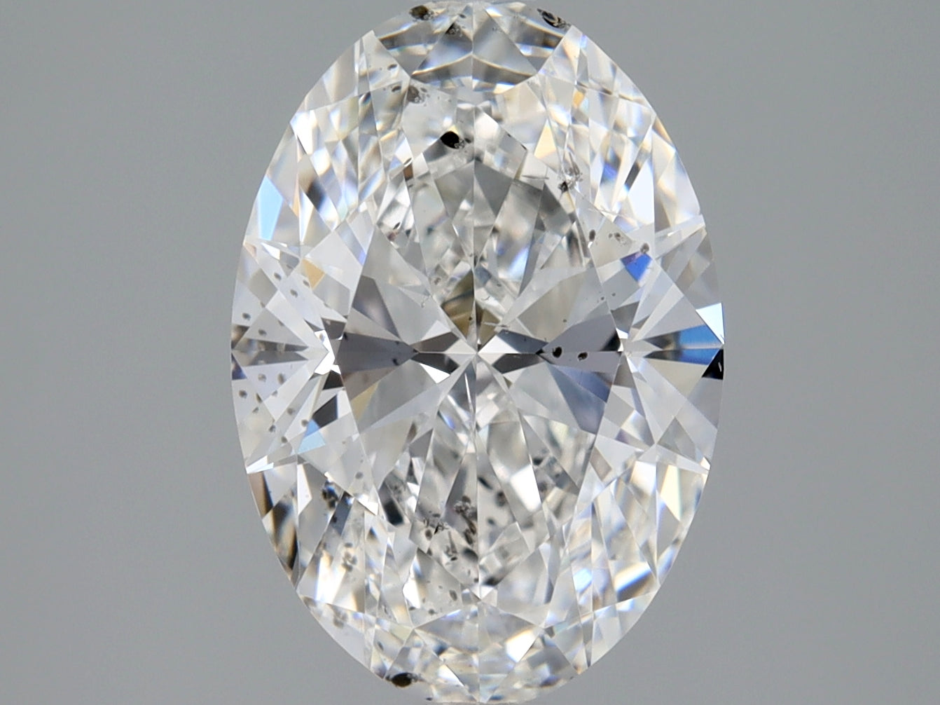 Lab-Grown 2.01 Carat Oval Shape Diamond color E Clarity SI2 With GIA Certificate, precious stones, engagement diamonds