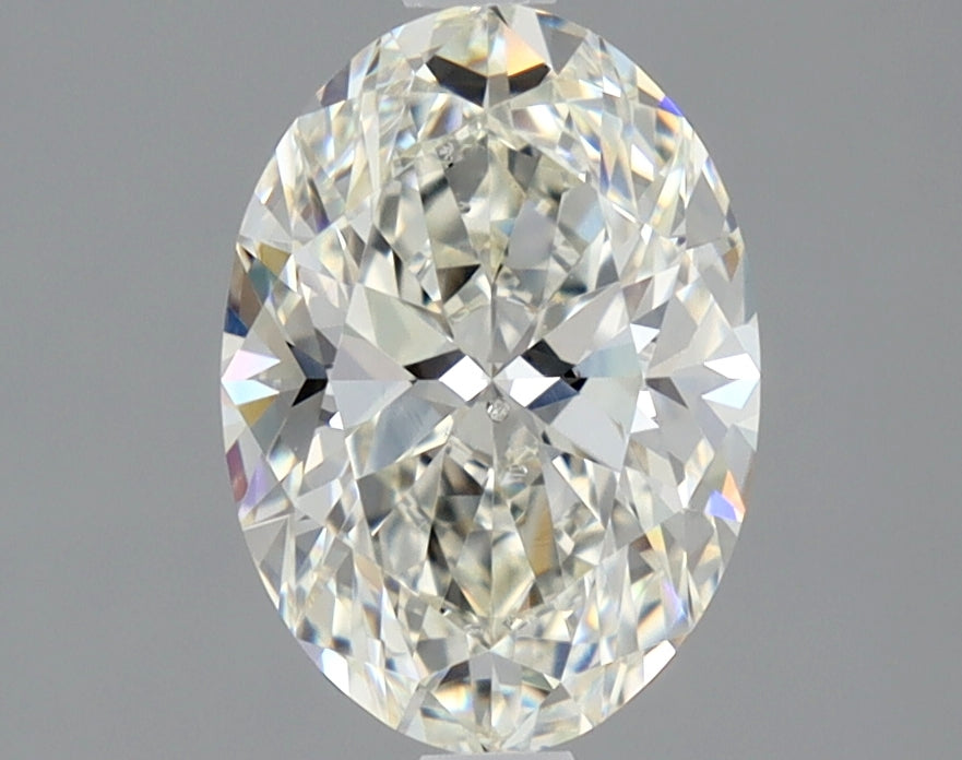 Lab-Grown 1.52 Carat Oval Shape Diamond color I Clarity SI1 With GIA Certificate, precious stones, engagement diamonds