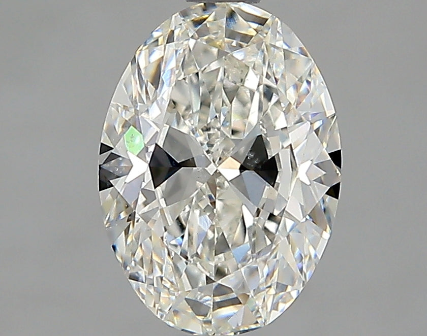 Lab-Grown 1.50 Carat Oval Shape Diamond color G Clarity SI1 With GIA Certificate, precious stones, engagement diamonds